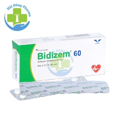 Bidizem 60 - Hộp 3 vỉ x 10 viên